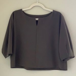 TOMORROWLAND olive blouse - Made in Japan